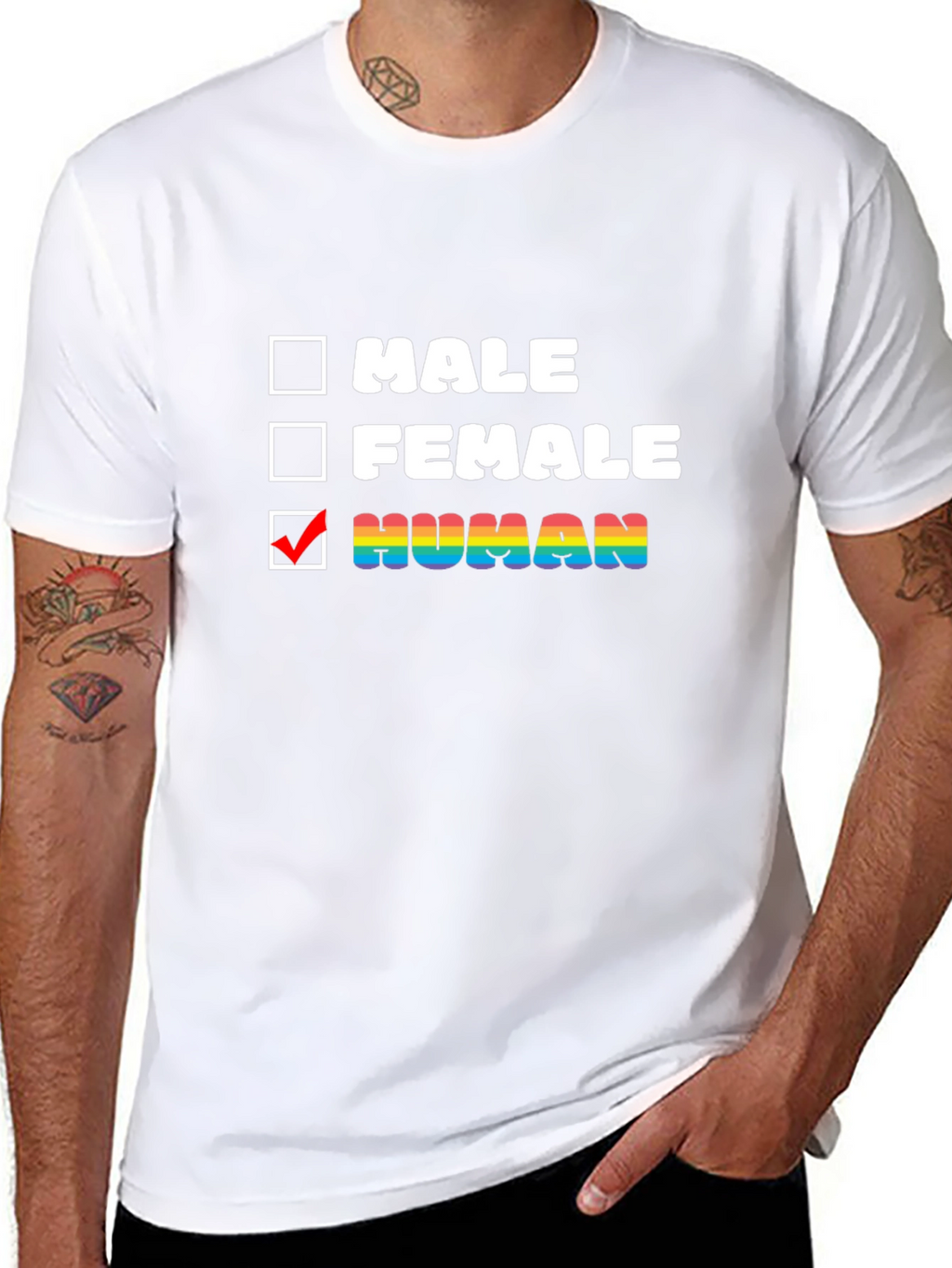 Human Pride T-Shirt - LGBTQ+ Equality Tee