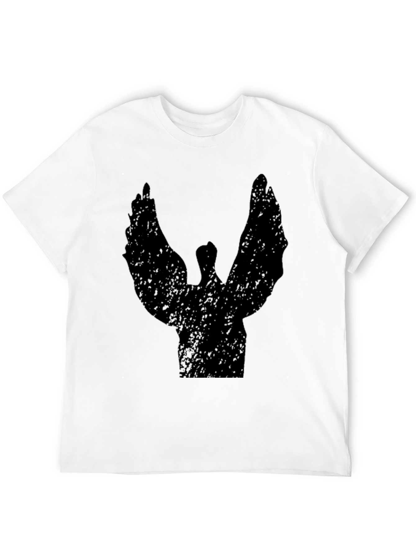 Winged Silhouette Black T-Shirt