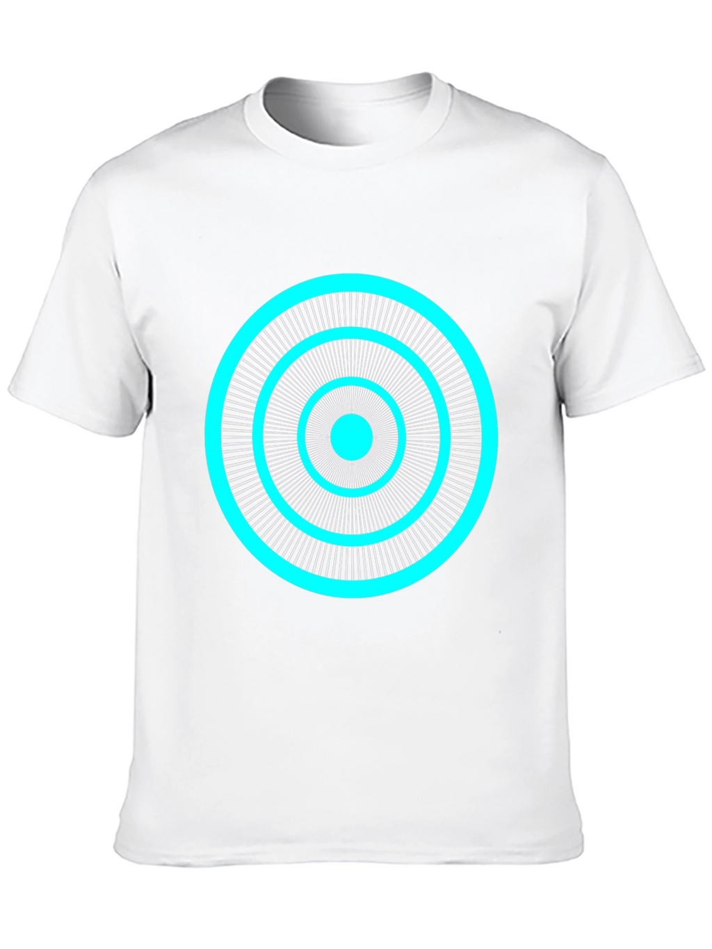 Geometric Circle Graphic Print T-Shirt