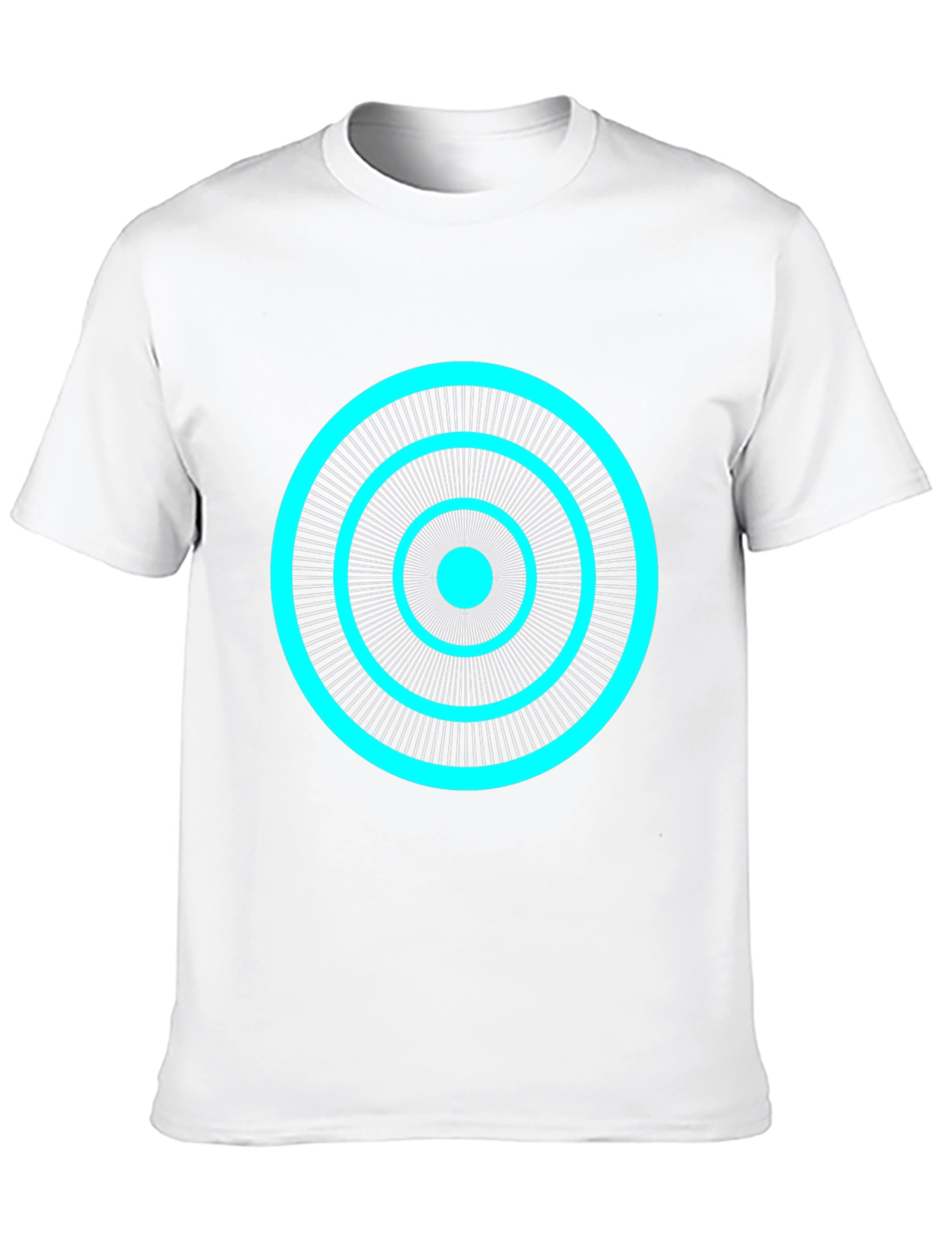 Geometric Circle Graphic Print T-Shirt