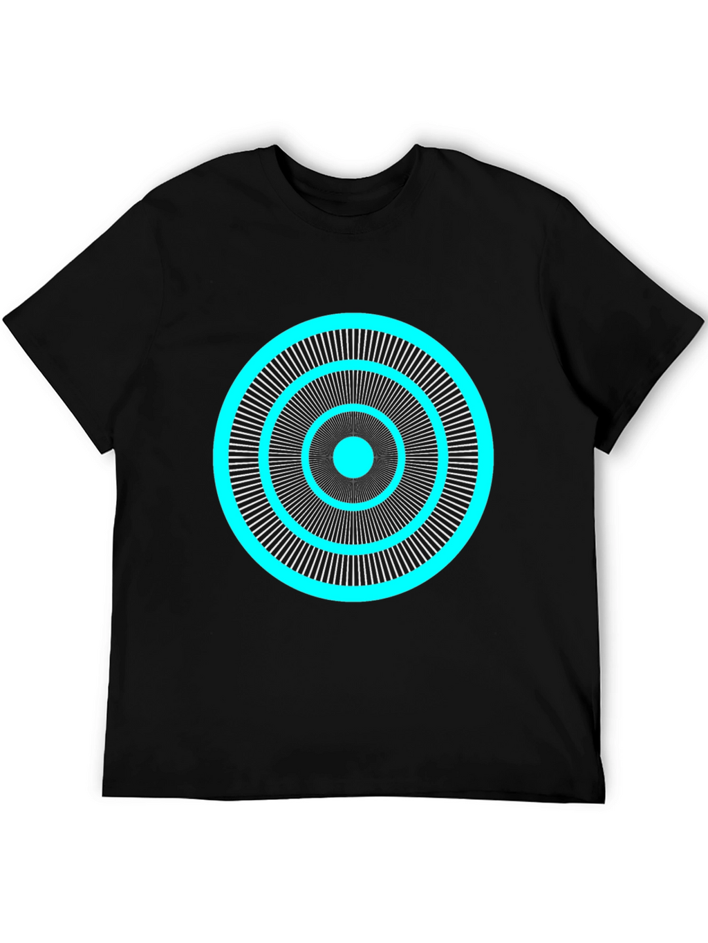 Geometric Circle Graphic Print T-Shirt