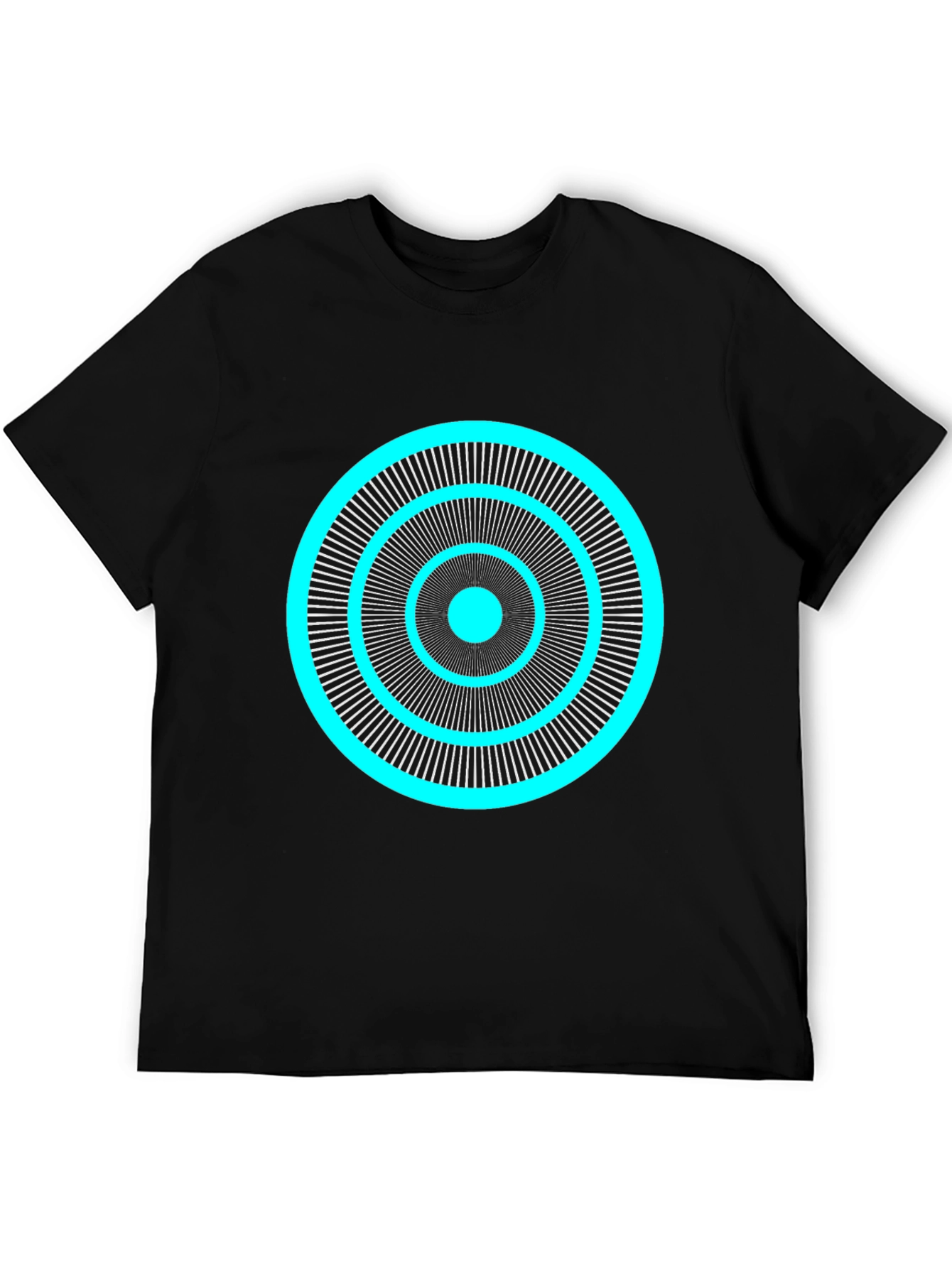 Geometric Circle Graphic Print T-Shirt