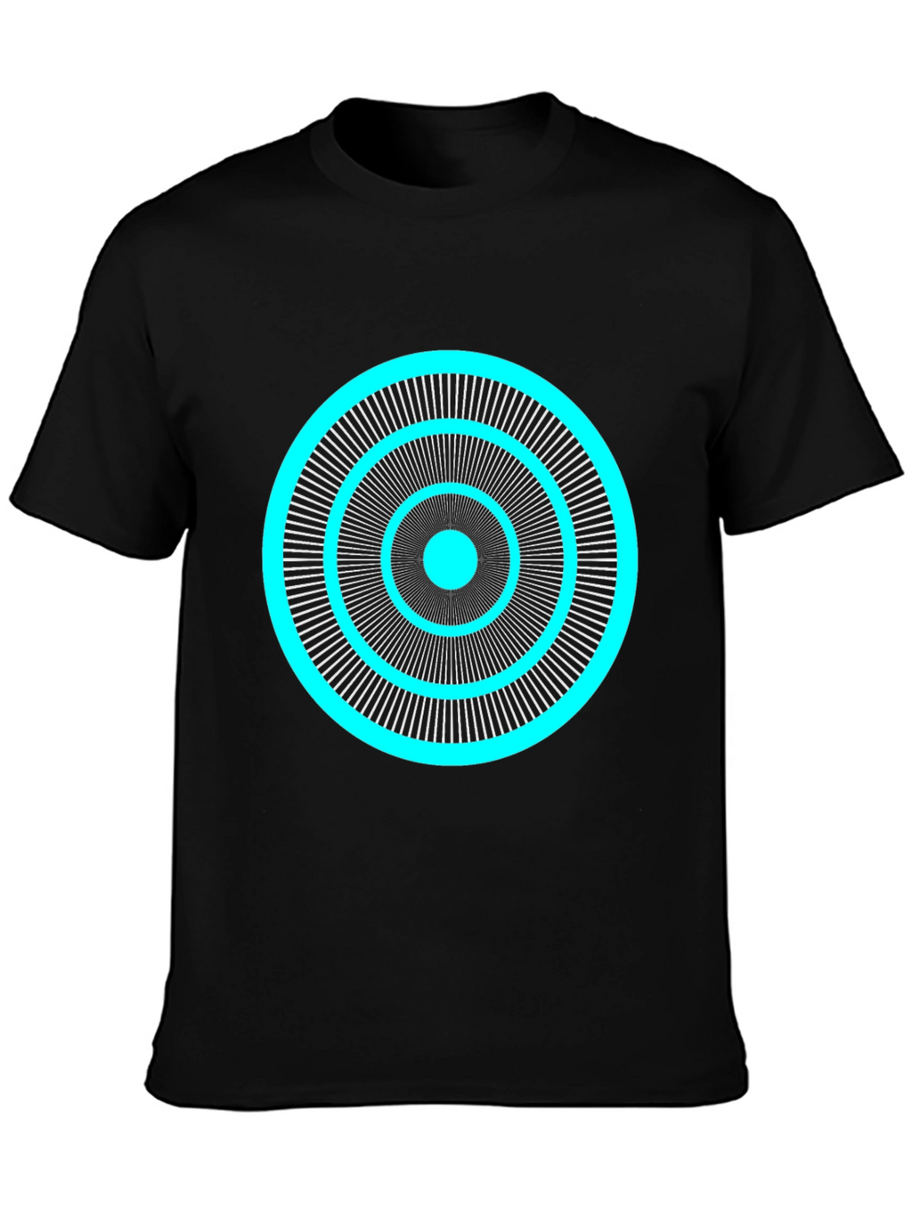 Geometric Circle Graphic Print T-Shirt