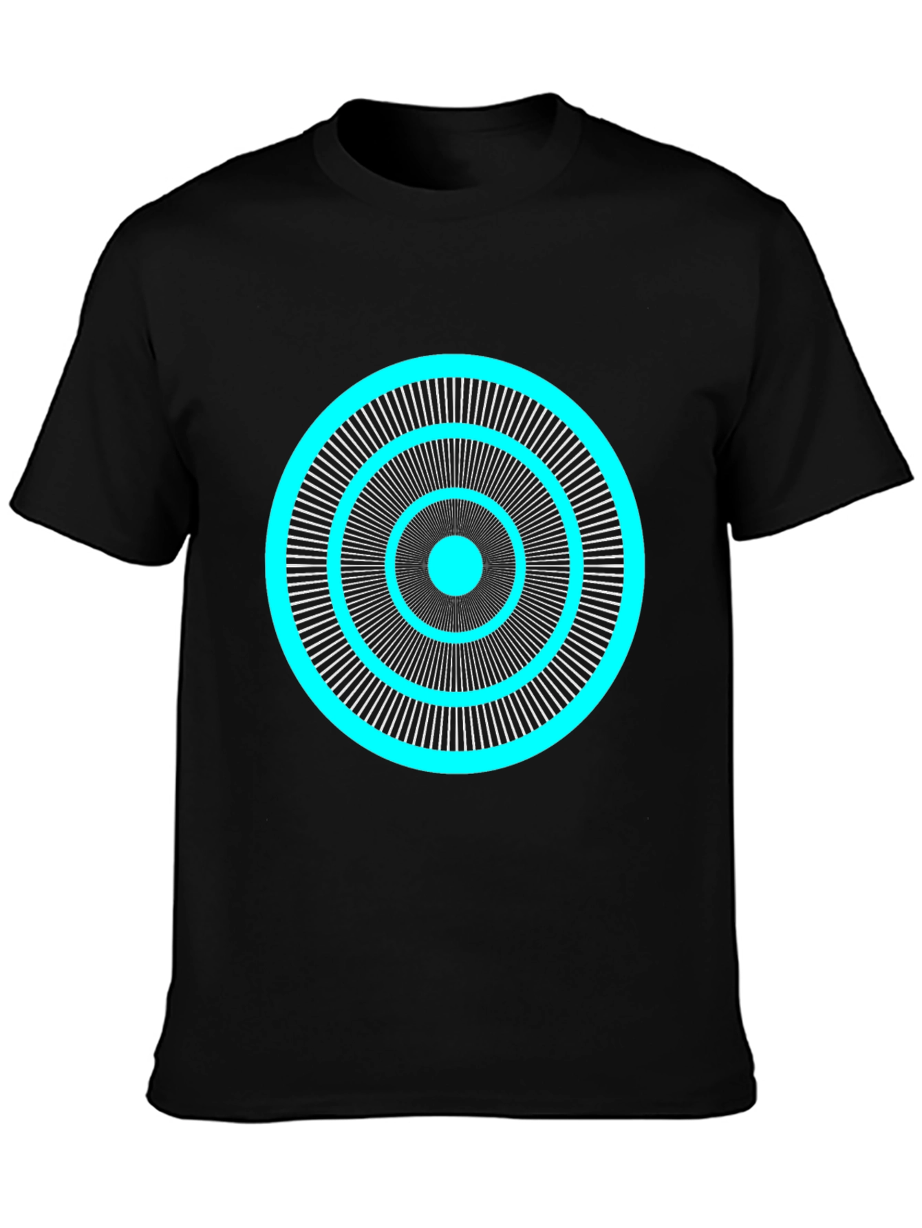 Geometric Circle Graphic Print T-Shirt