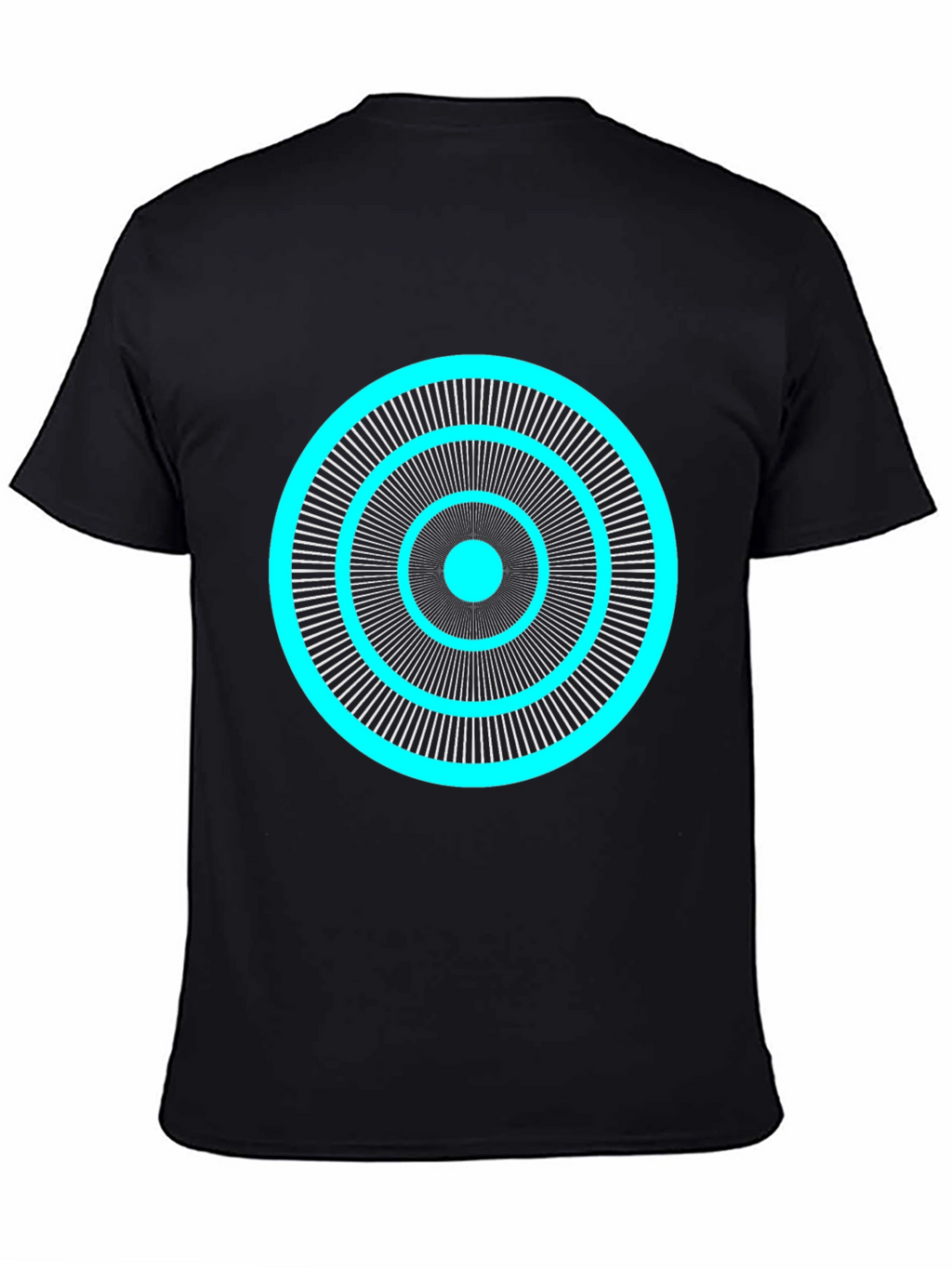 Geometric Circle Graphic Print T-Shirt