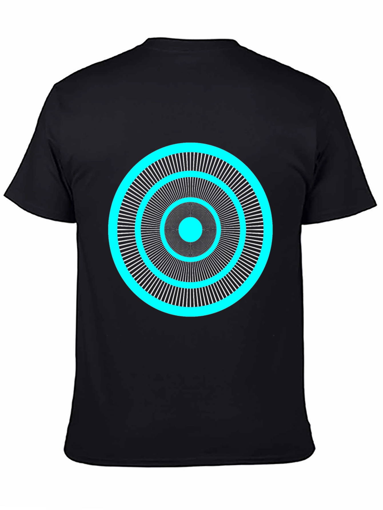 Geometric Circle Graphic Print T-Shirt