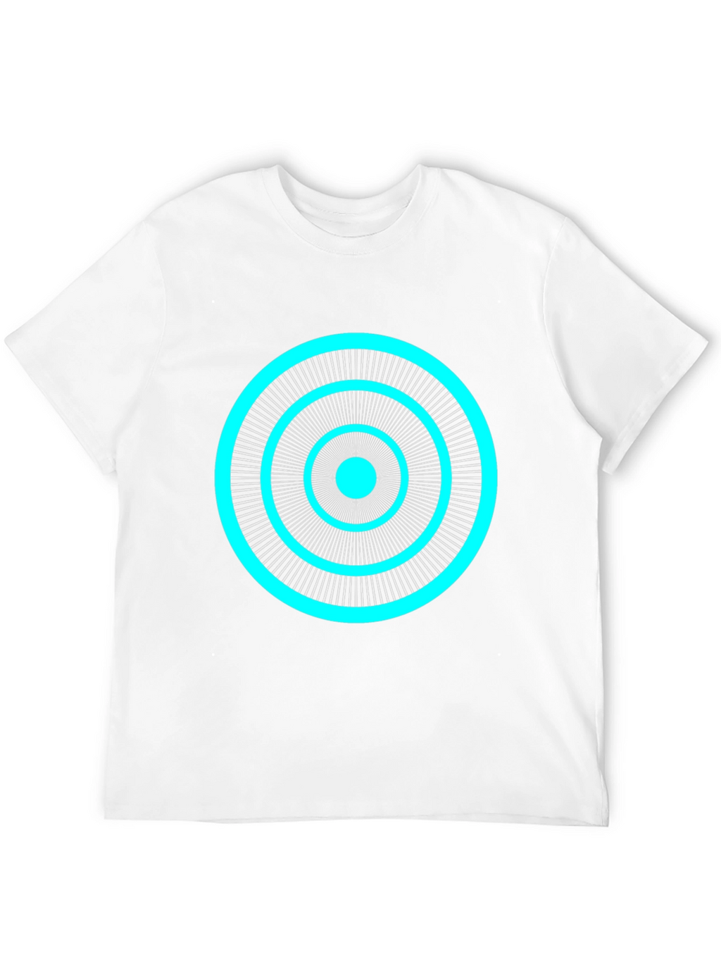 Geometric Circle Graphic Print T-Shirt