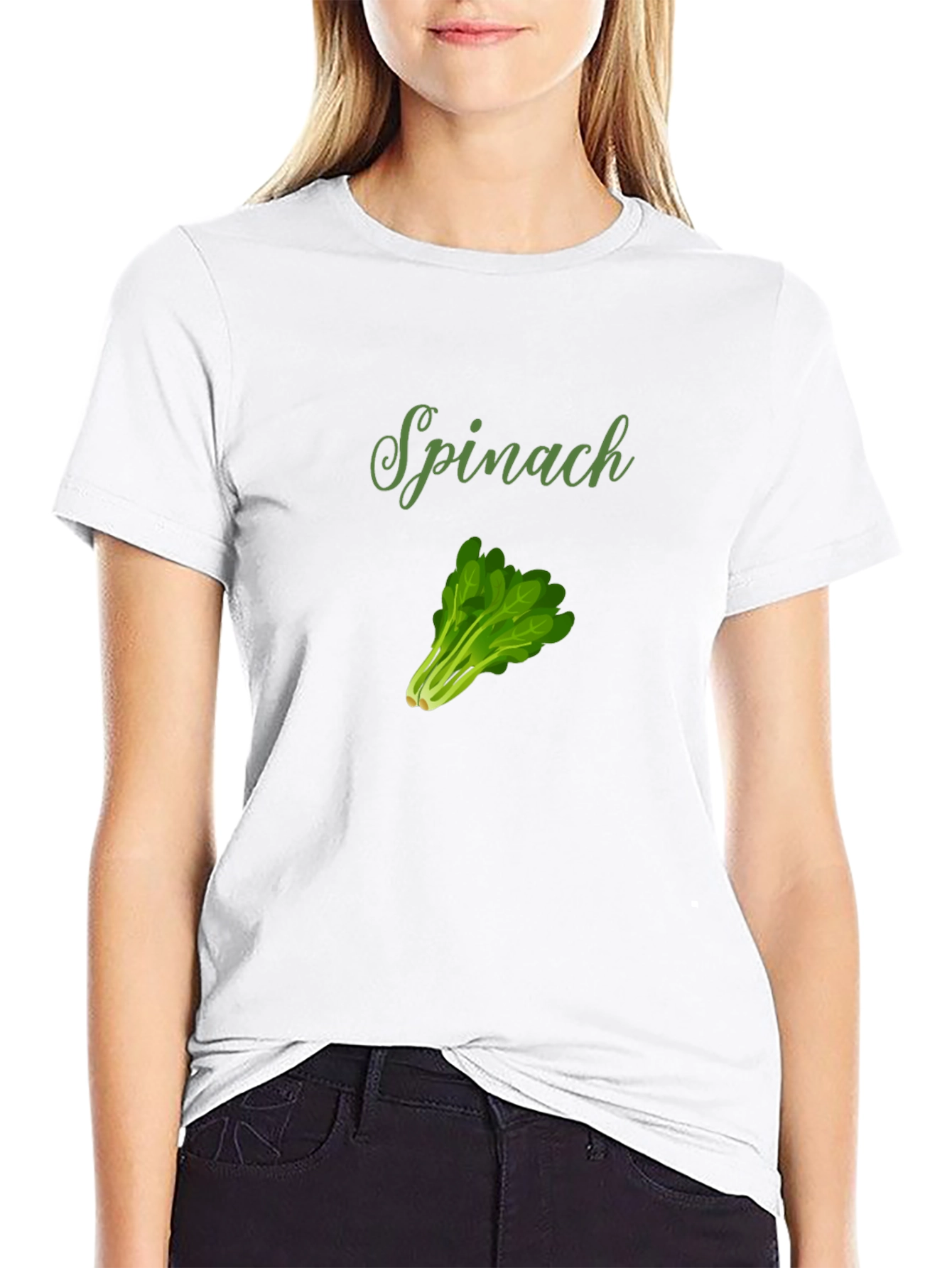 Spinach Graphic Tee - Fresh & Fun!