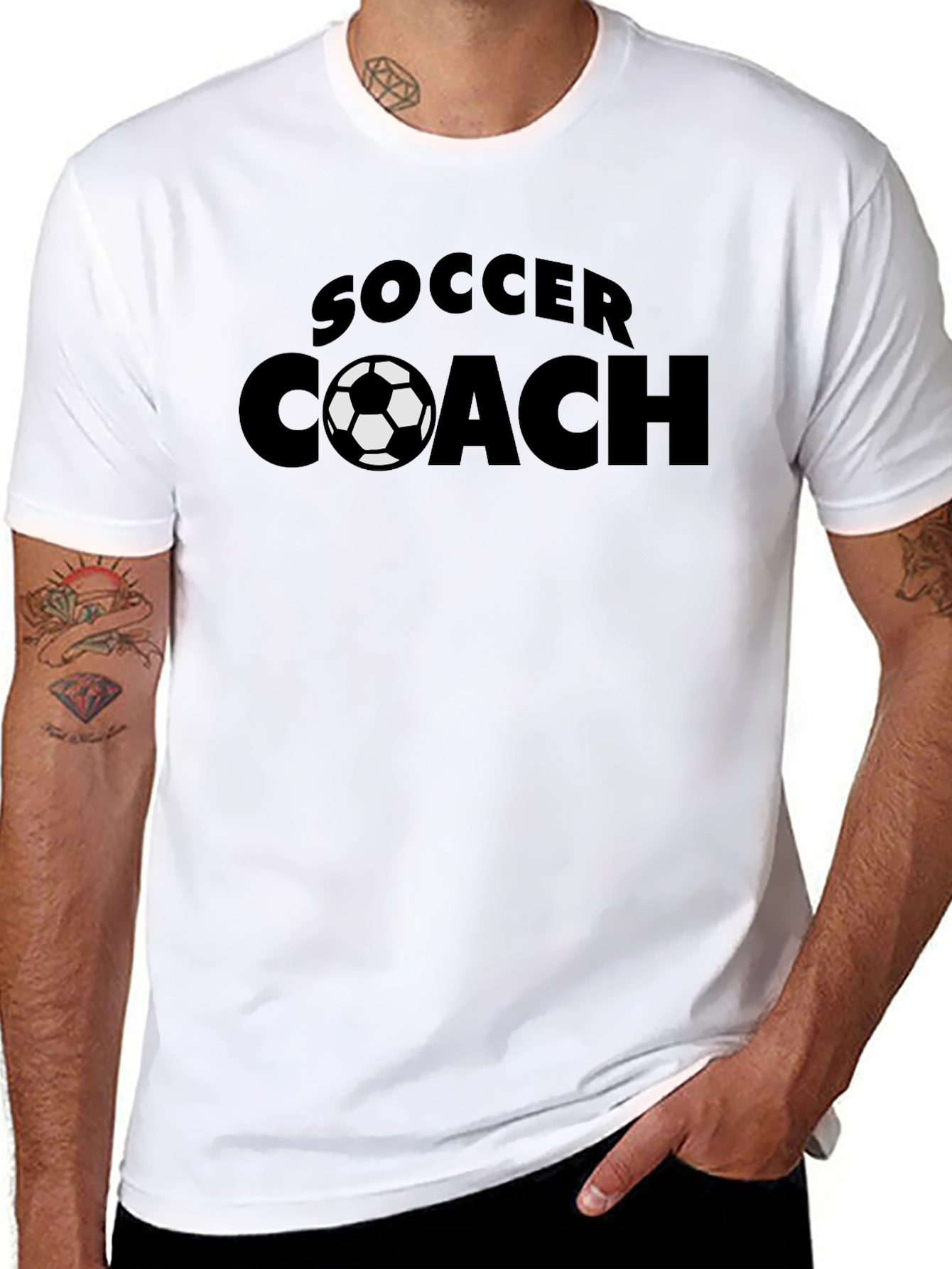 Soccer Coach Graphic T-Shirt