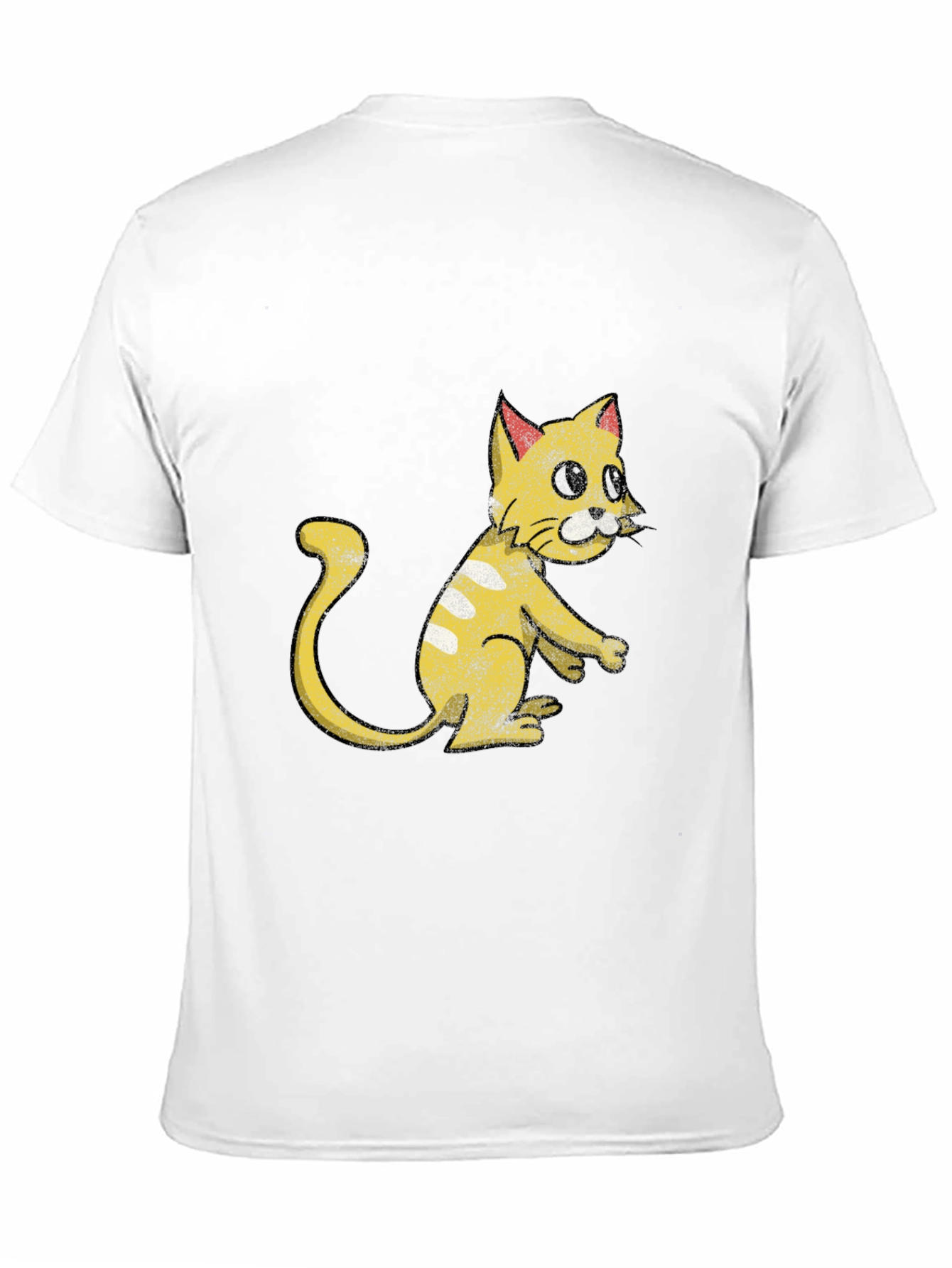Funny Cartoon Cat Graphic T-Shirt