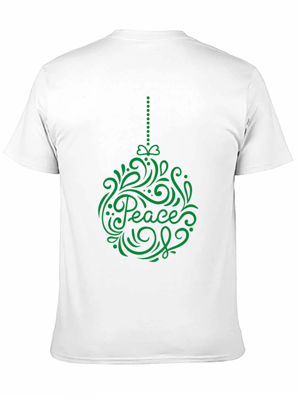 Peace Ornament Graphic Tee - Holiday Cheer T-Shirt