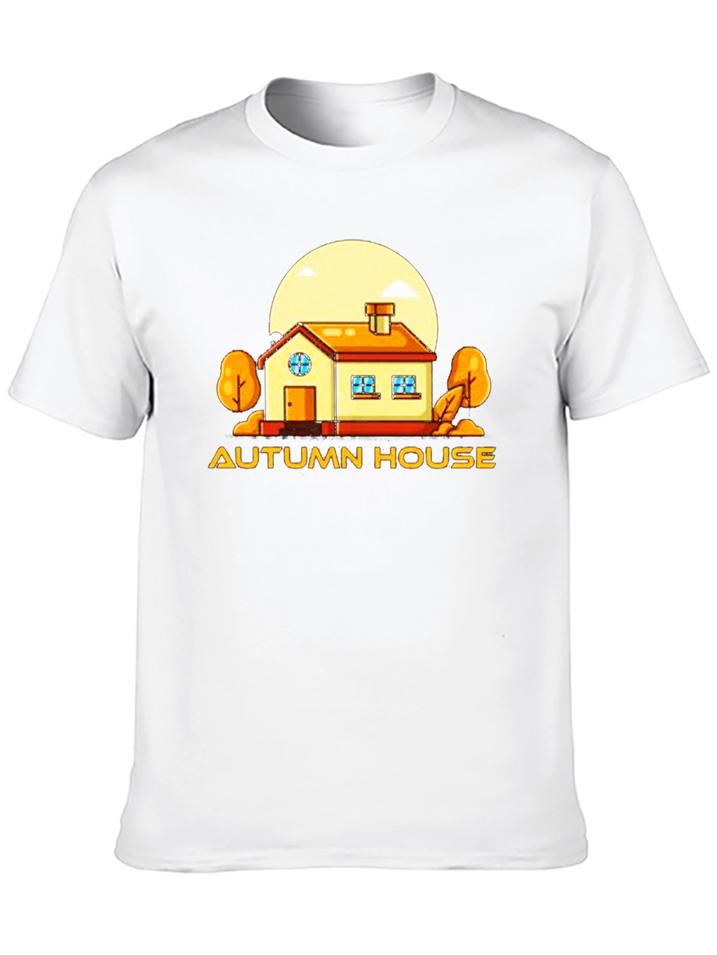 Autumn House Graphic Tee - Cozy Season Style