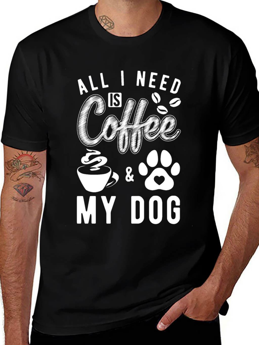All I Need Is Coffee & My Dog T-Shirt