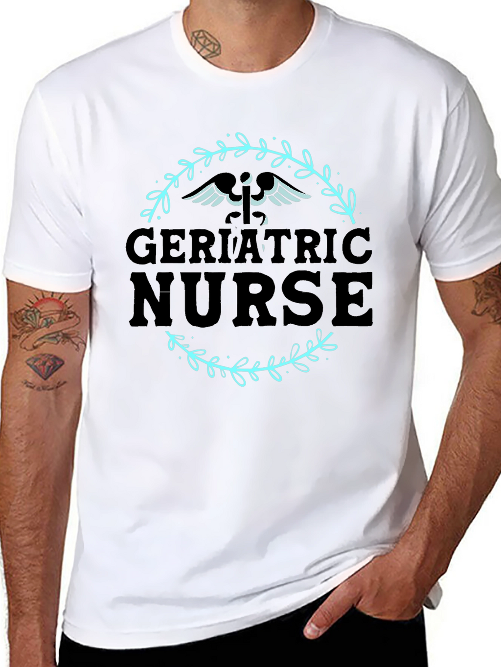 Geriatric Nurse T-Shirt - Medical Profession Apparel