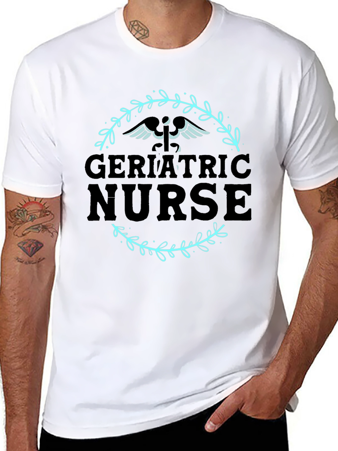 Geriatric Nurse T-Shirt - Medical Profession Apparel