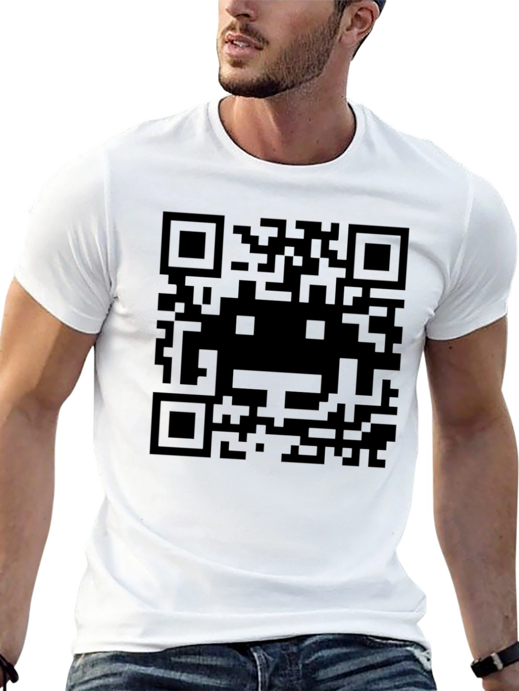 QR Code T-Shirt - Scan for a Surprise!