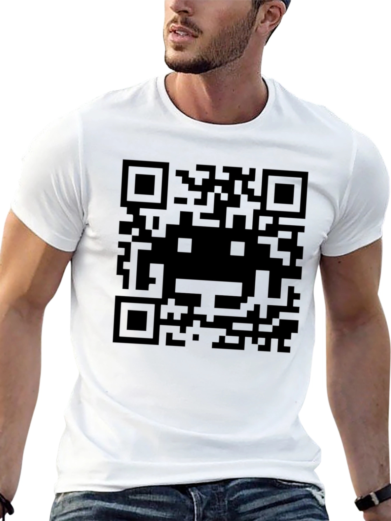 QR Code T-Shirt - Scan for a Surprise!