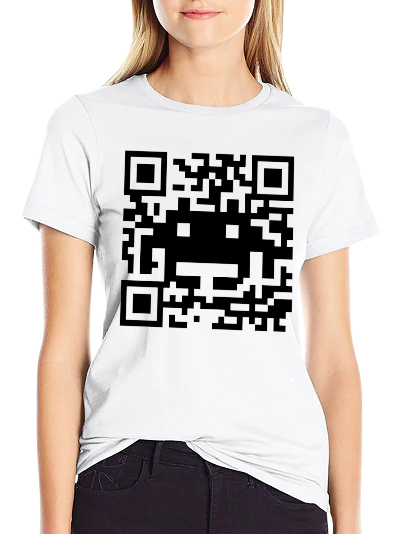 QR Code T-Shirt - Scan for a Surprise!