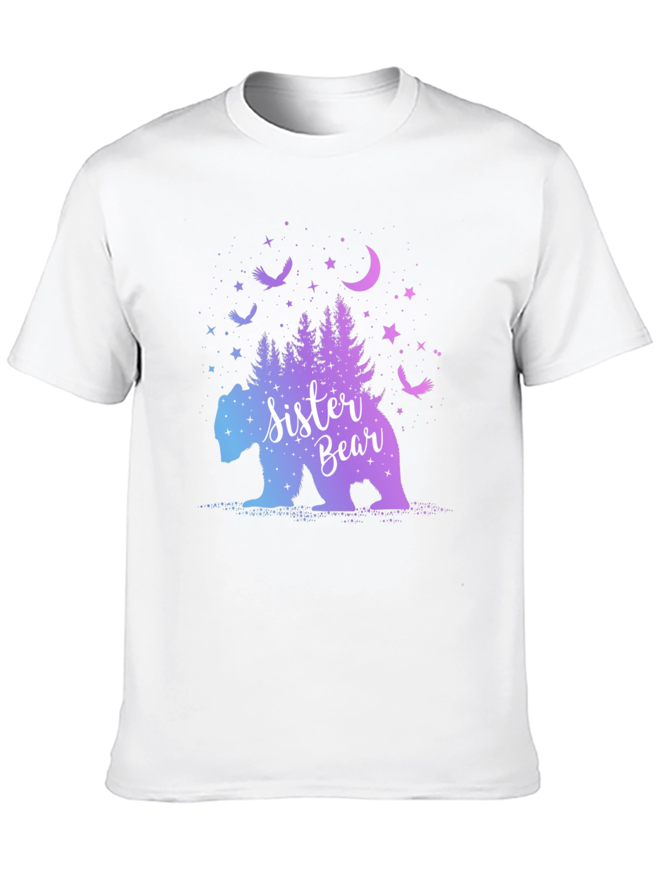 Sister Bear Graphic T-Shirt - Cozy Cotton Blend
