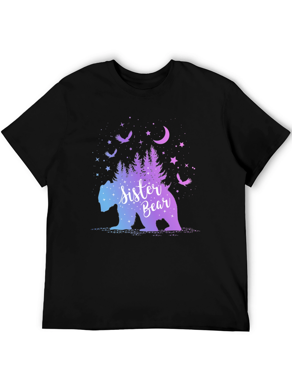 Sister Bear Graphic T-Shirt - Cozy Cotton Blend