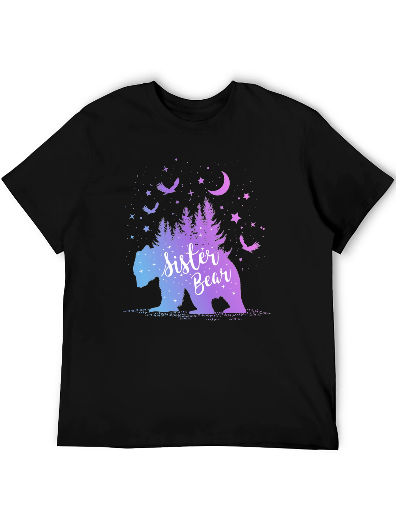 Sister Bear Graphic T-Shirt - Cozy Cotton Blend
