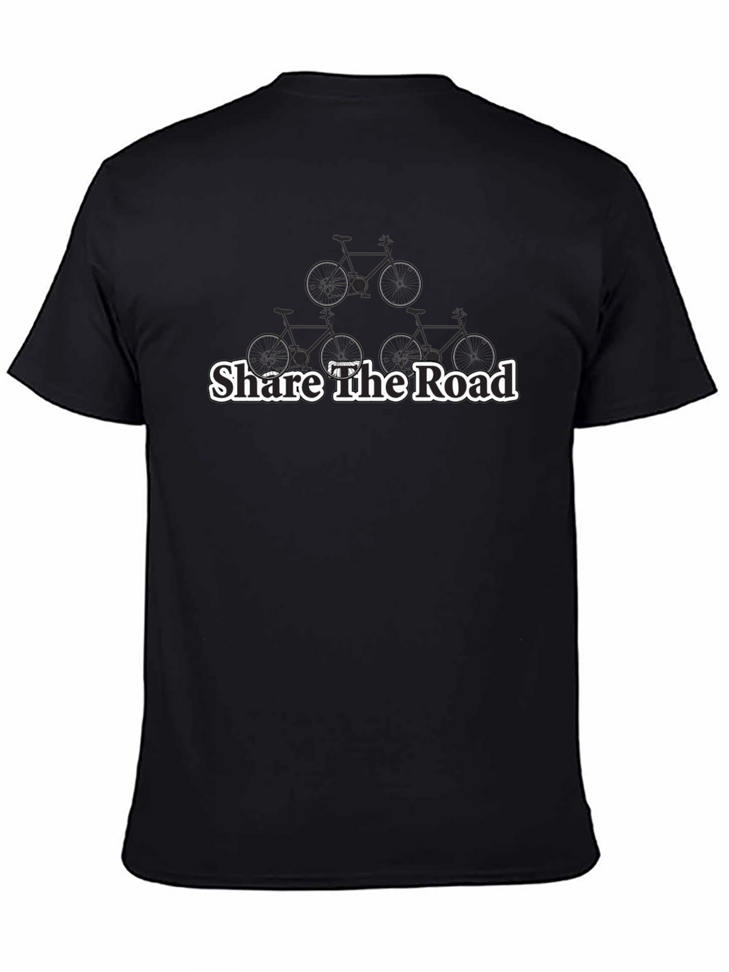 Share The Road Graphic Tee - Biker T-Shirt