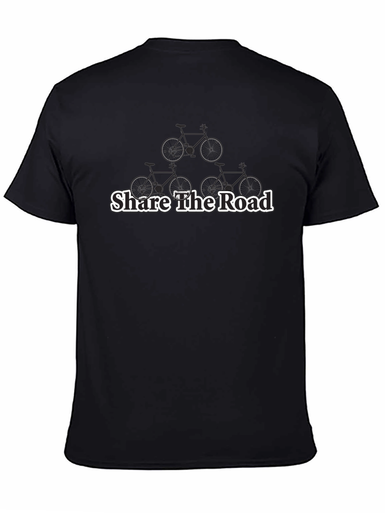 Share The Road Graphic Tee - Biker T-Shirt