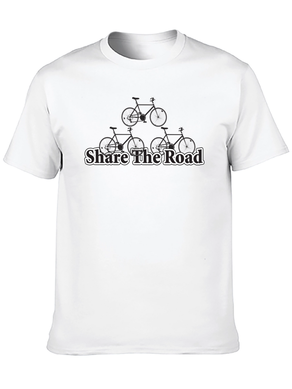 Share The Road Graphic Tee - Biker T-Shirt