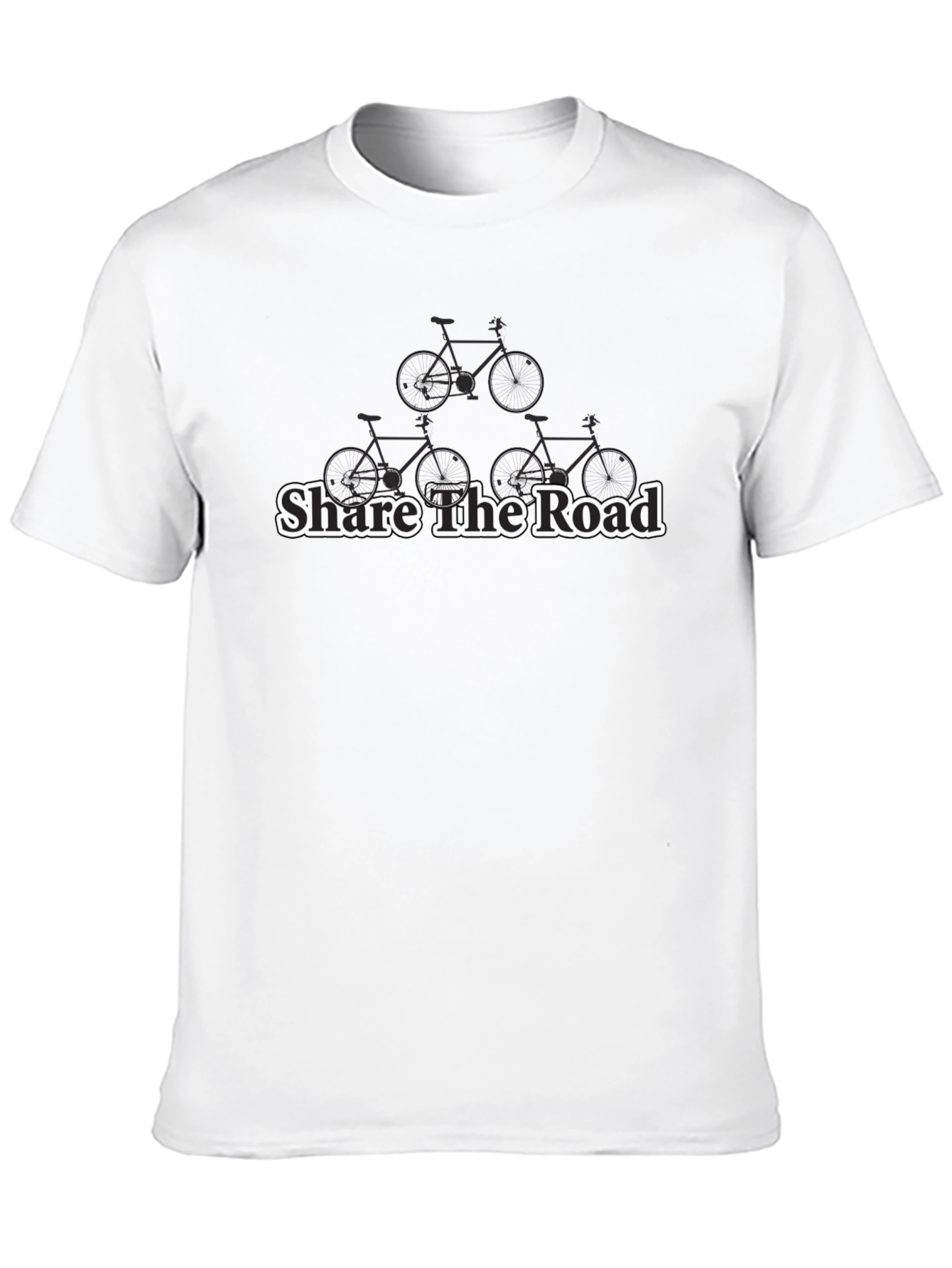 Share The Road Graphic Tee - Biker T-Shirt