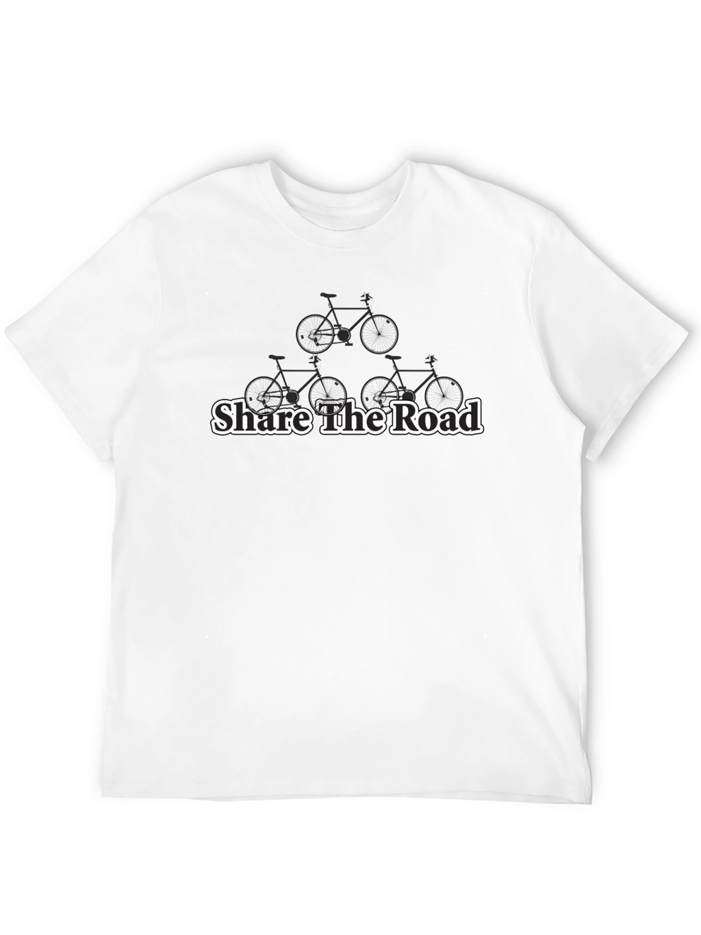 Share The Road Graphic Tee - Biker T-Shirt