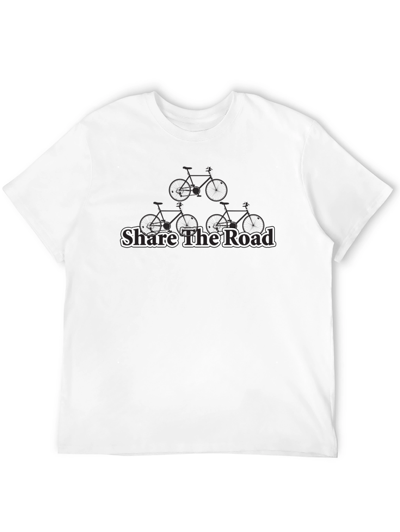 Share The Road Graphic Tee - Biker T-Shirt