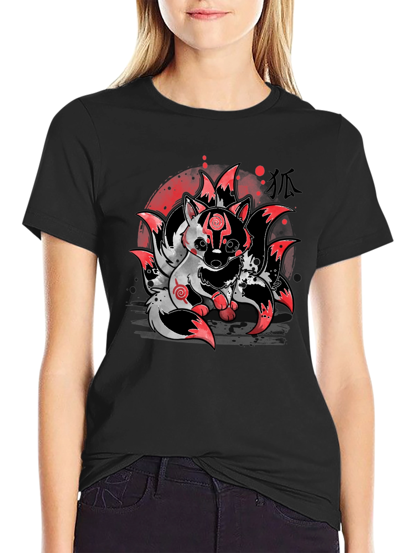 Nine-Tailed Fox Graphic T-Shirt