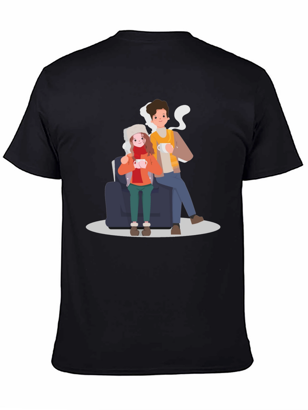 Cozy Couple T-Shirt - Warm Winter Vibes