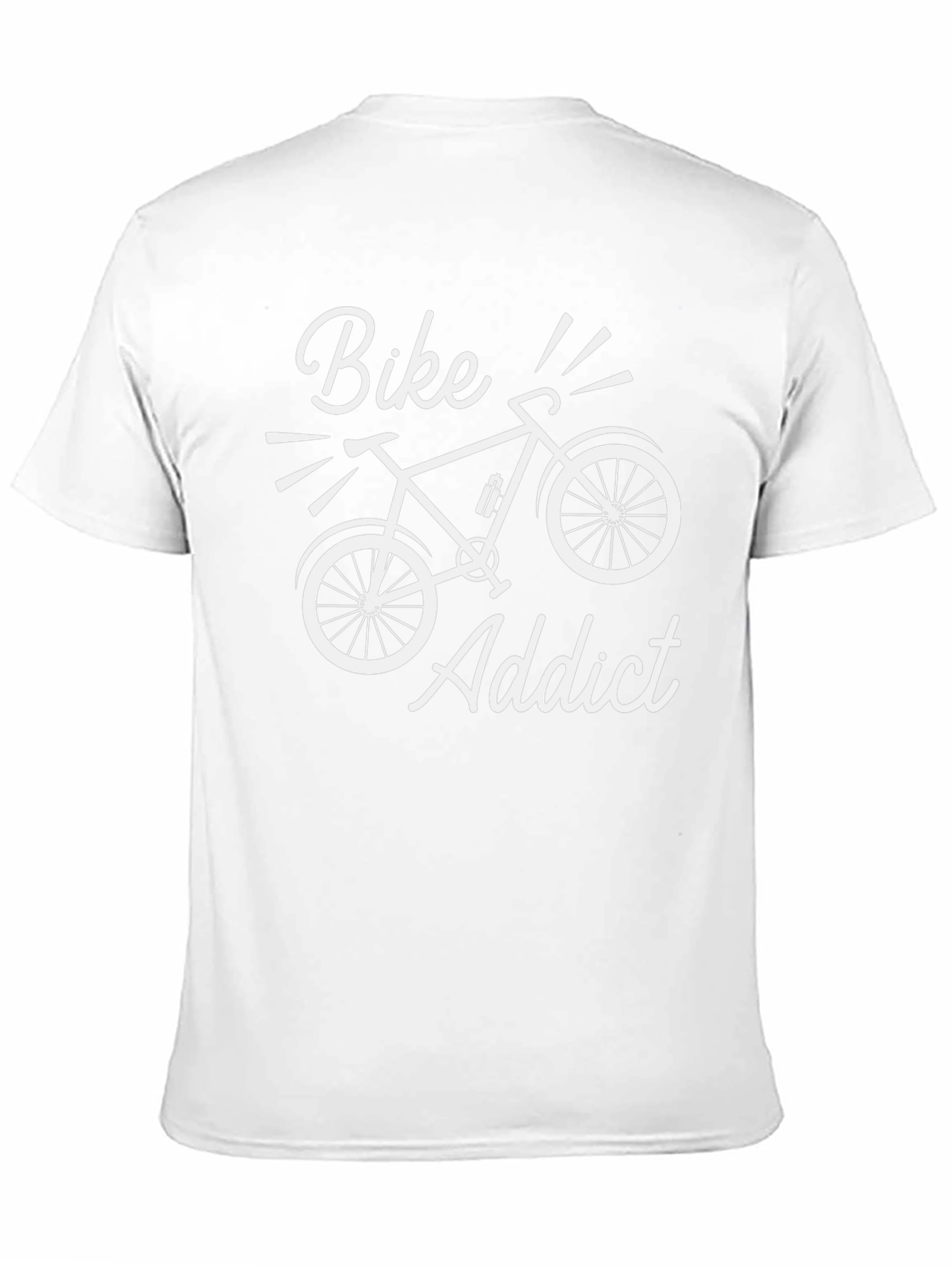 Bike Addict Black Graphic Tee