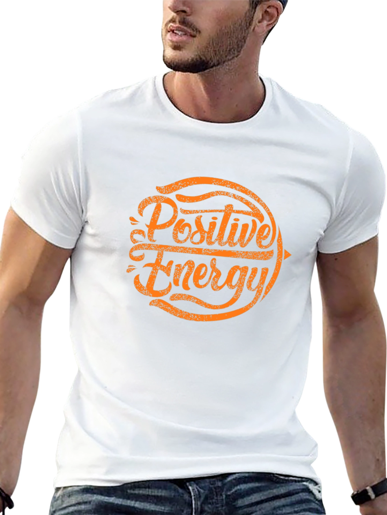 Positive Energy Graphic T-Shirt - Black