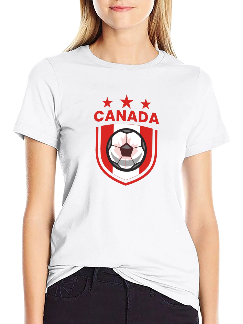 Canada Soccer T-Shirt - Black Fan Apparel