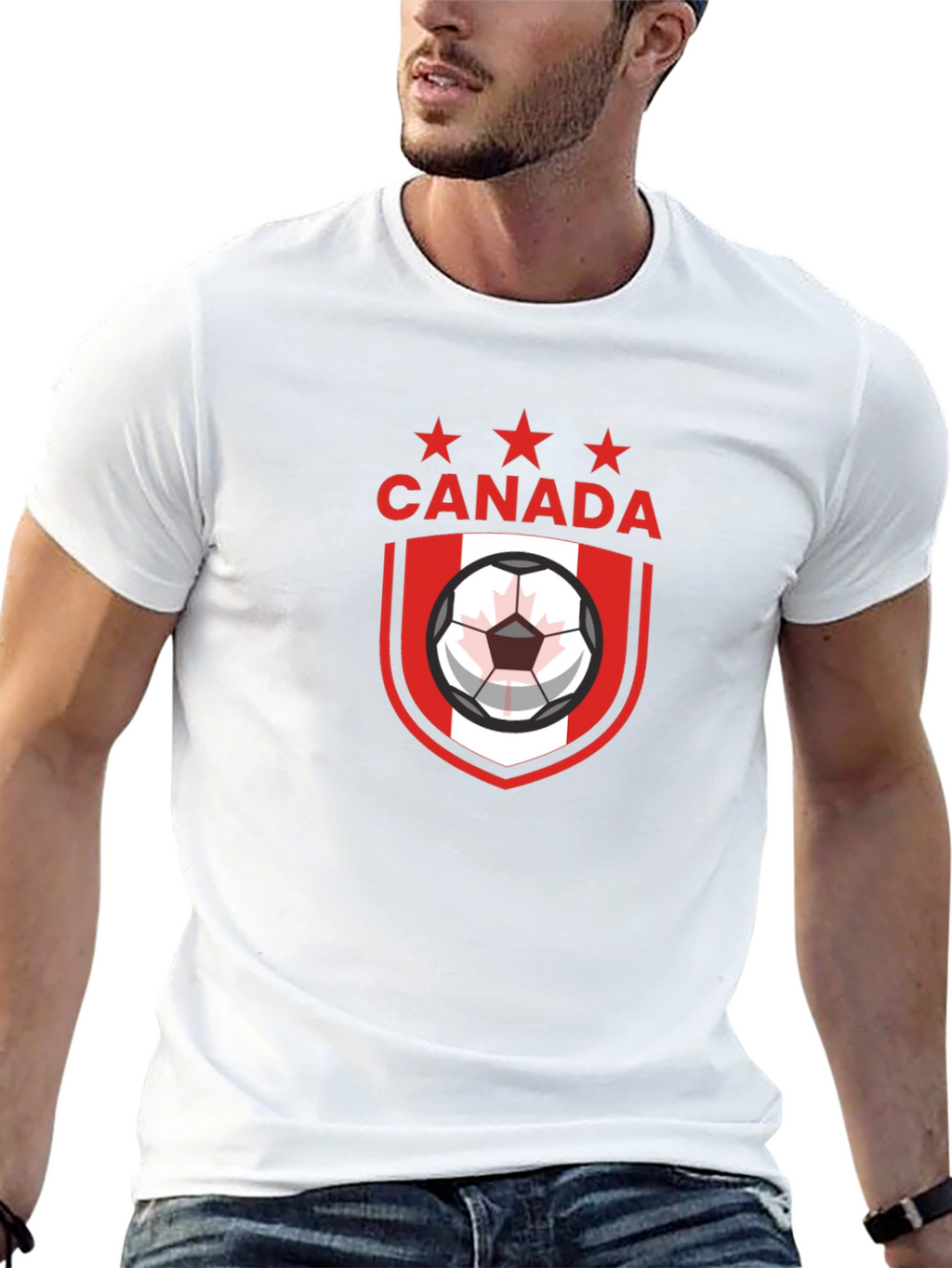 Canada Soccer T-Shirt - Black Fan Apparel