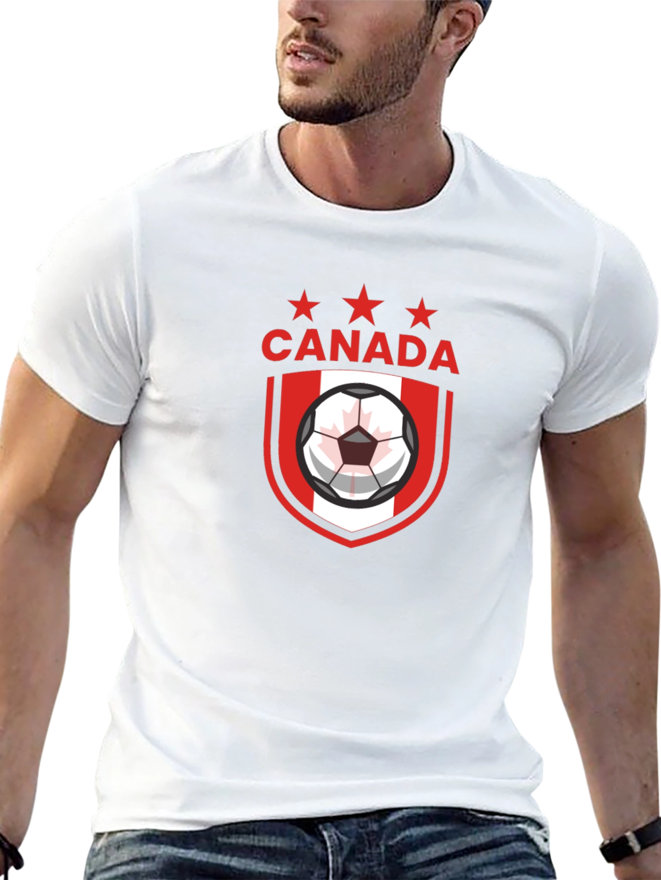 Canada Soccer T-Shirt - Black Fan Apparel