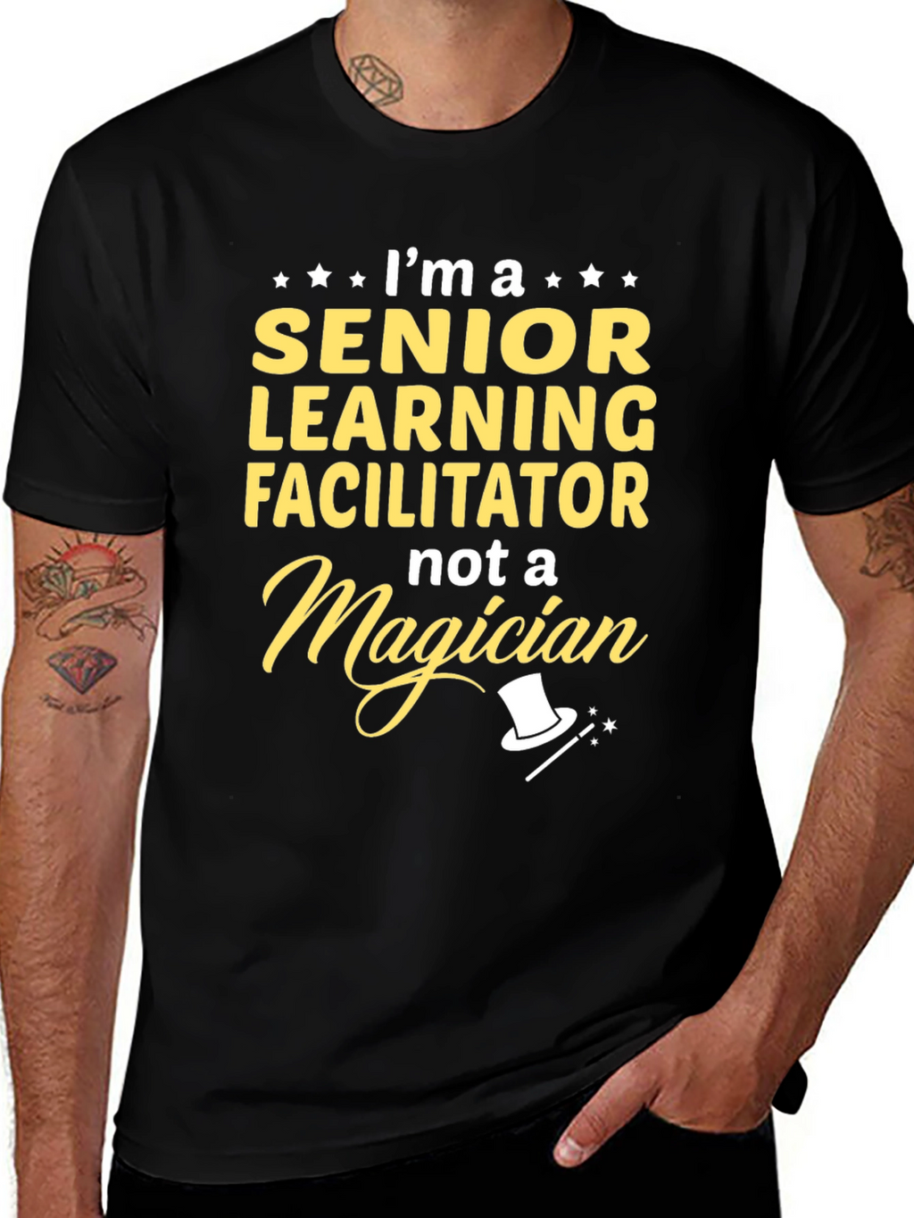 Senior Learning Facilitator Not A Magician T-Shirt