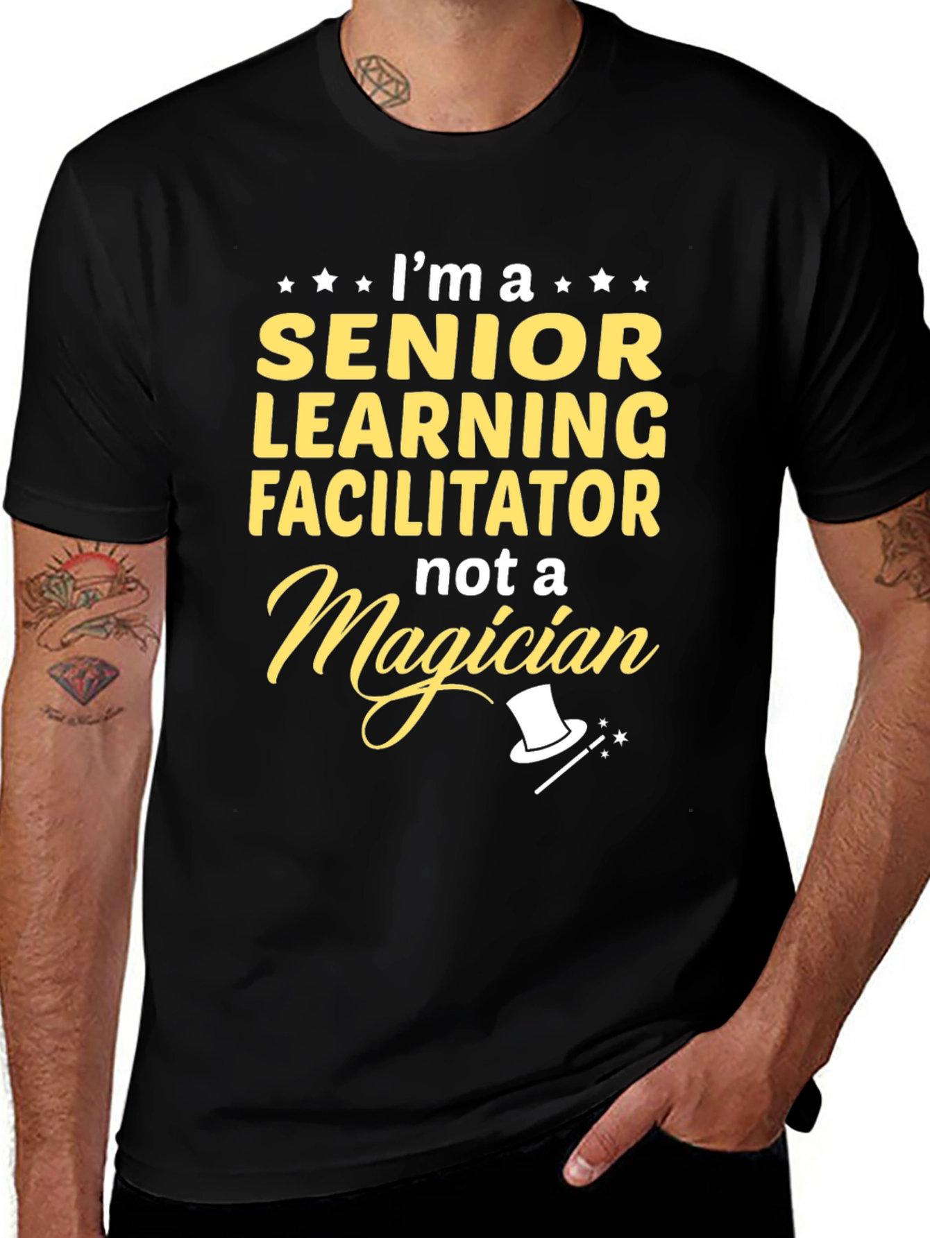 Senior Learning Facilitator Not A Magician T-Shirt