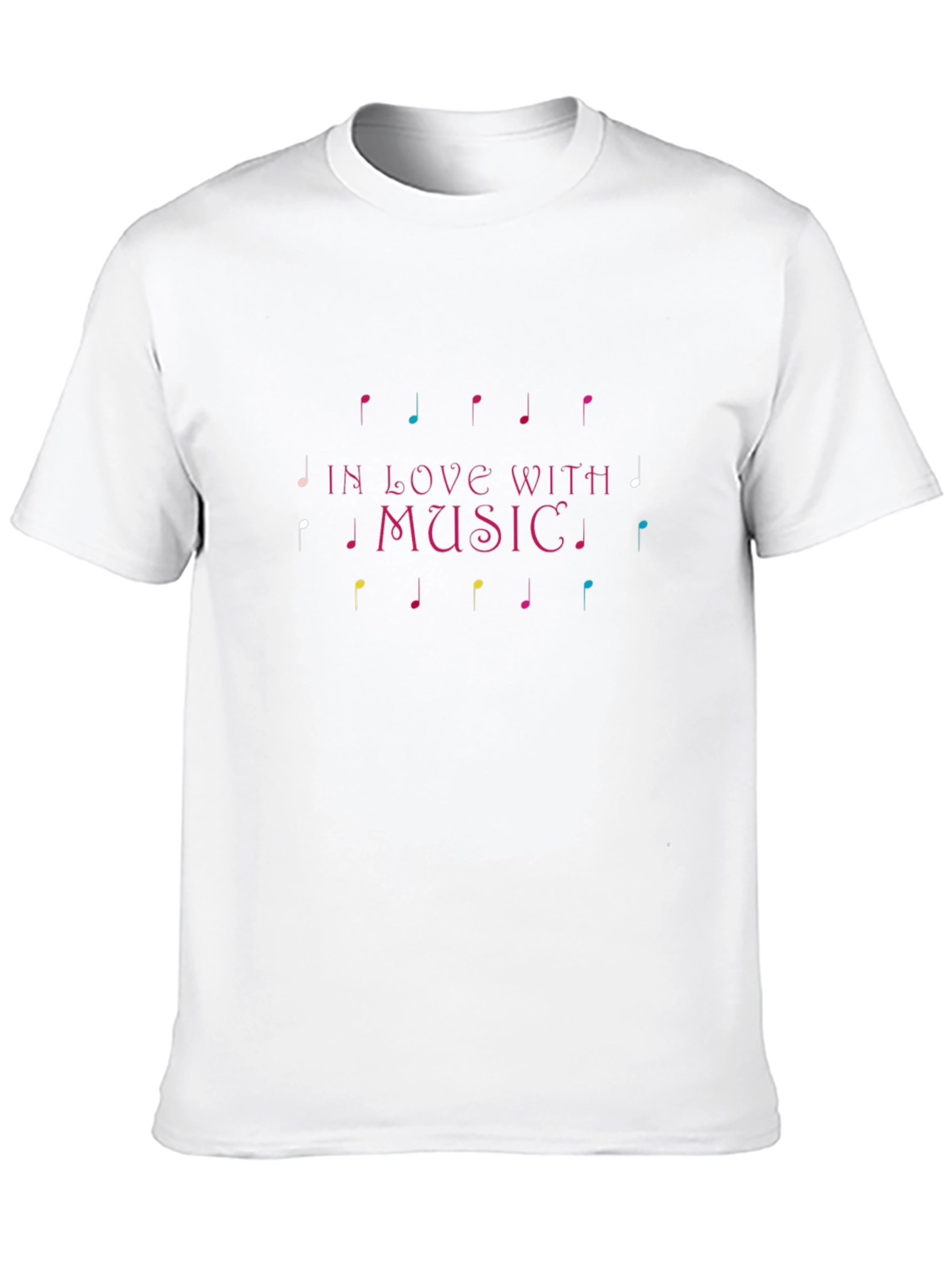 In Love With Music Black Graphic Tee