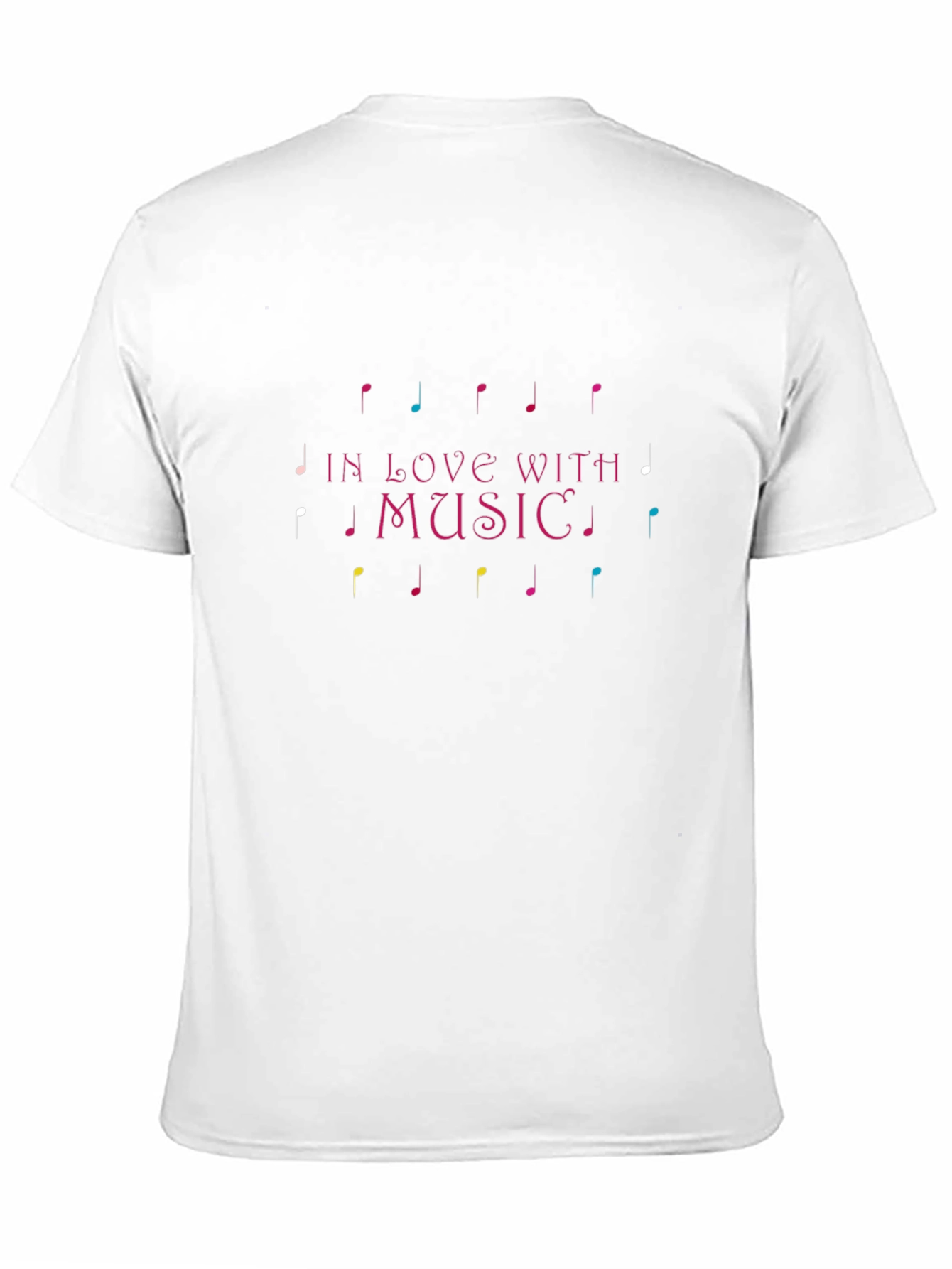 In Love With Music Black Graphic Tee