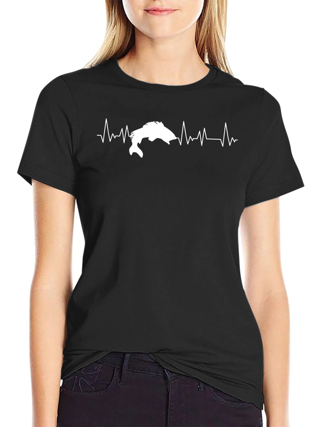 Fishing Heartbeat T-Shirt - Anglers Passion