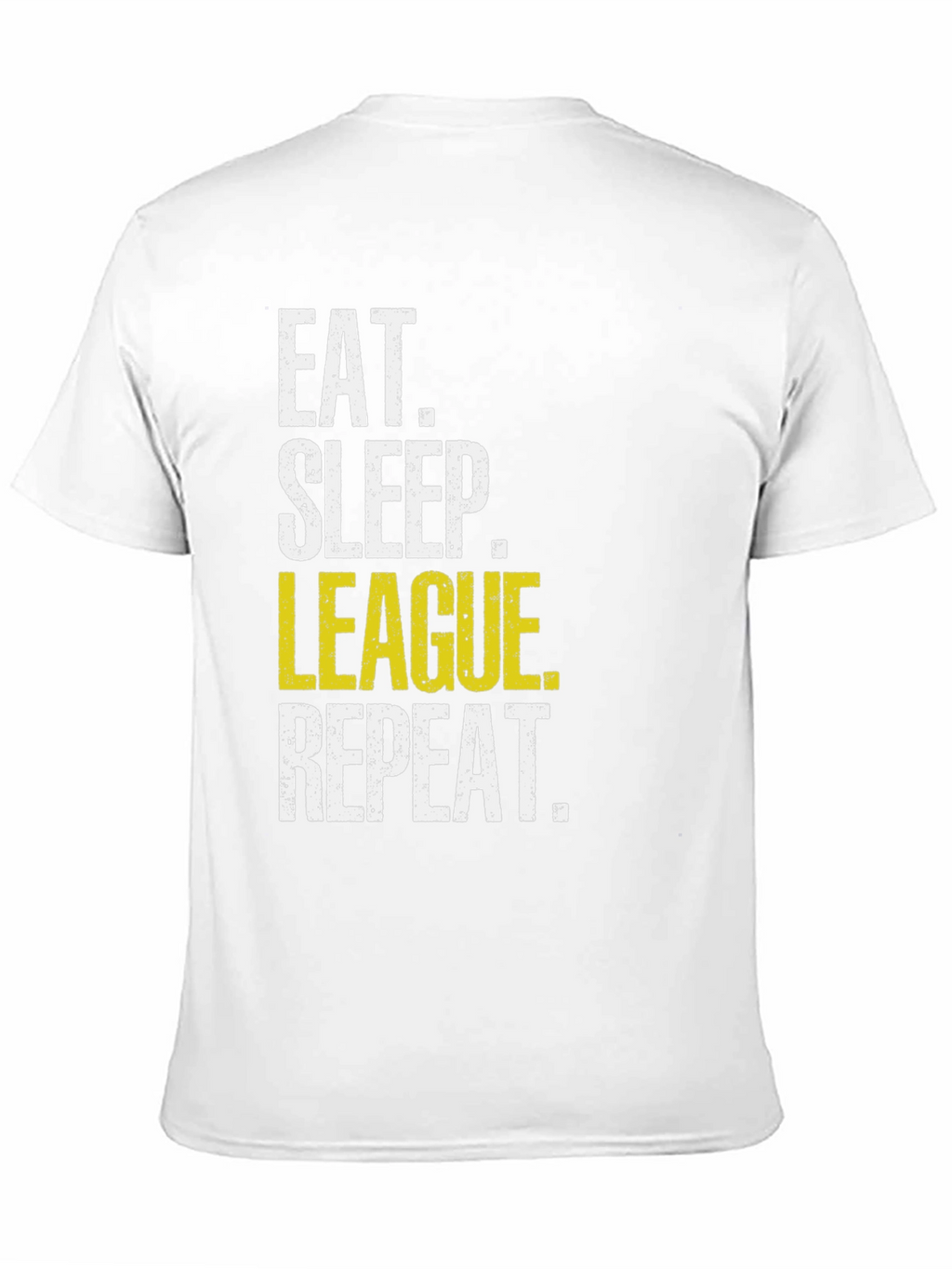 Eat Sleep League Repeat Black T-Shirt