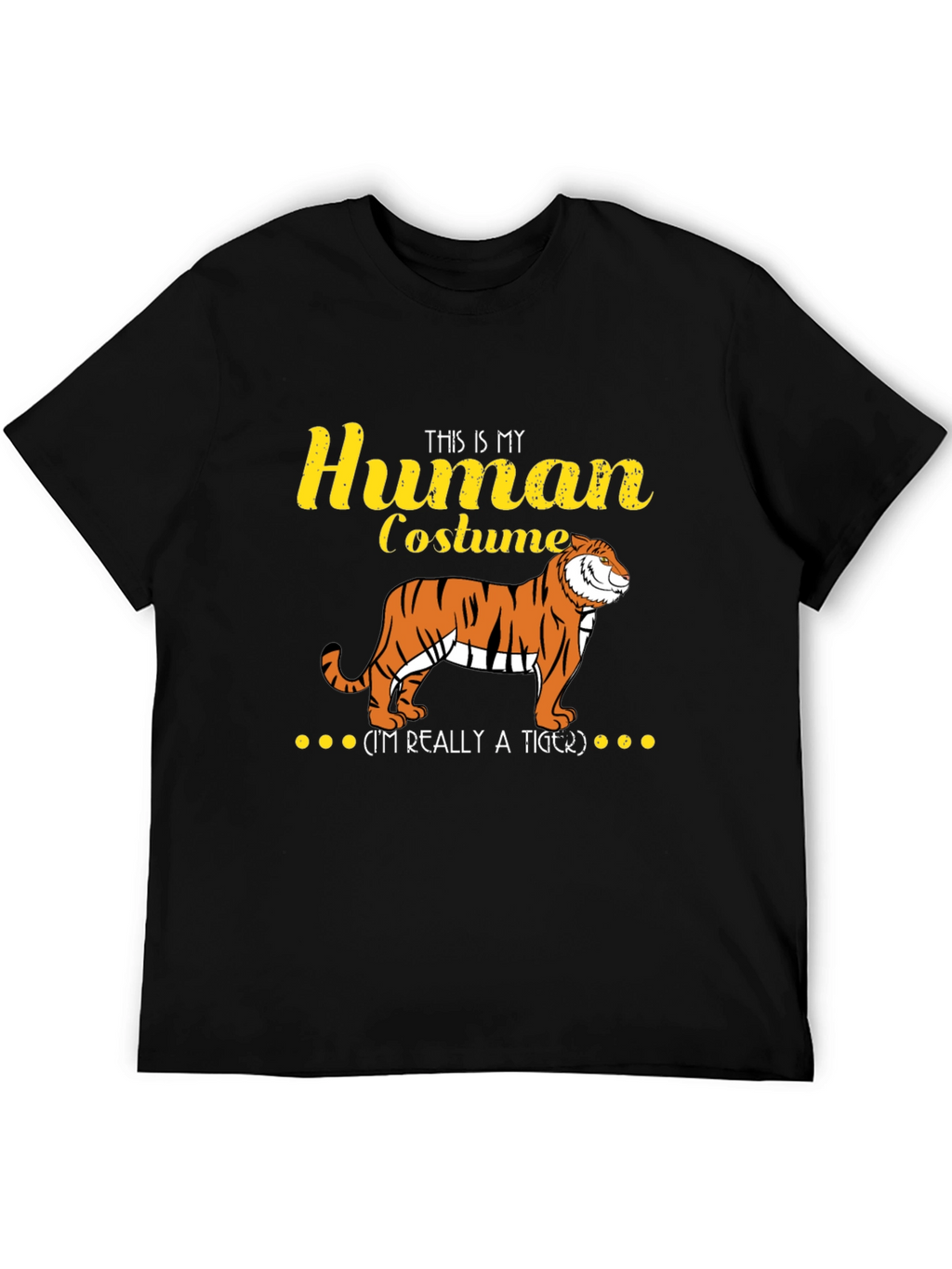 Human Costume Tiger Graphic Tee