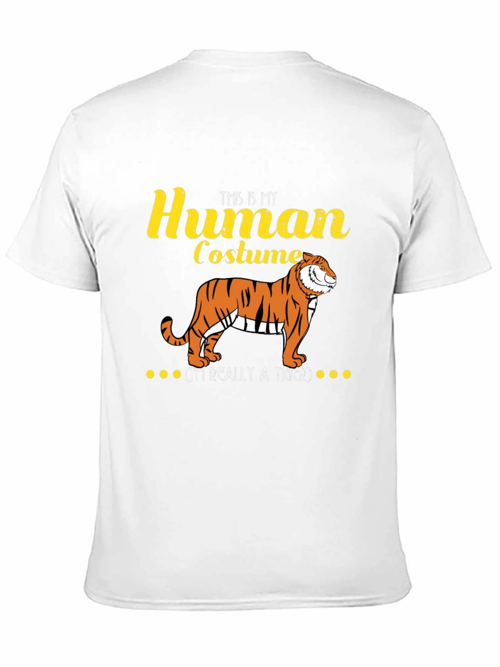 Human Costume Tiger Graphic Tee