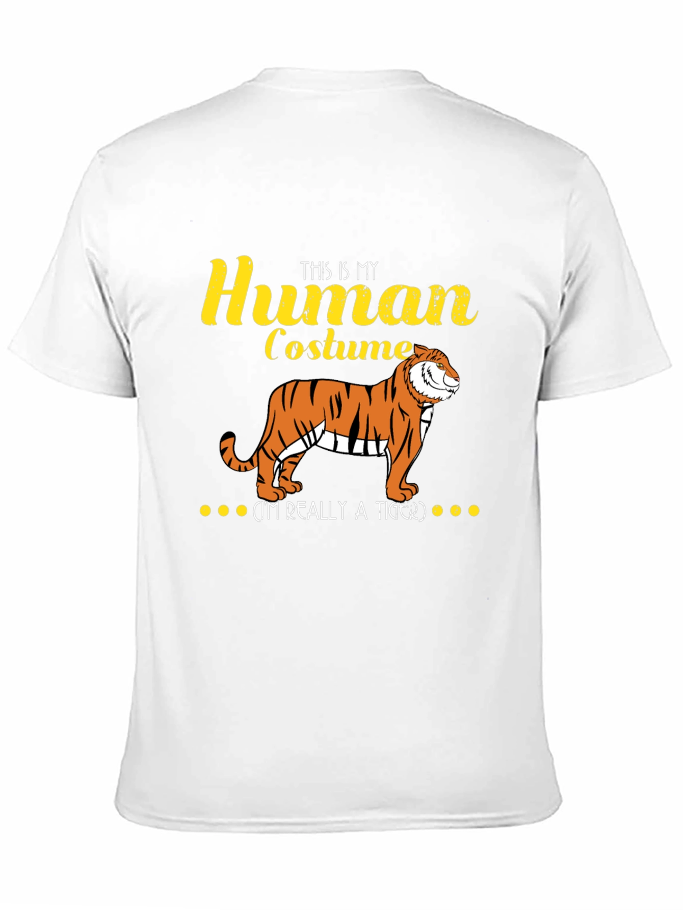 Human Costume Tiger Graphic Tee