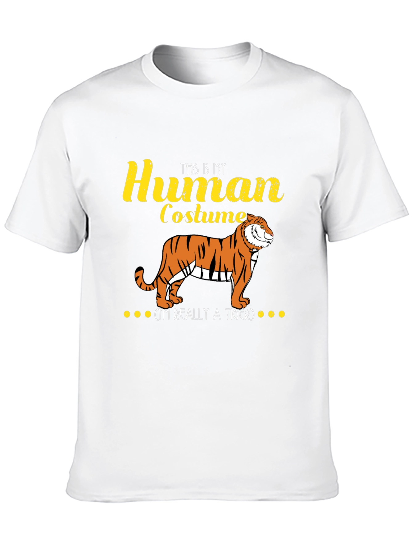 Human Costume Tiger Graphic Tee
