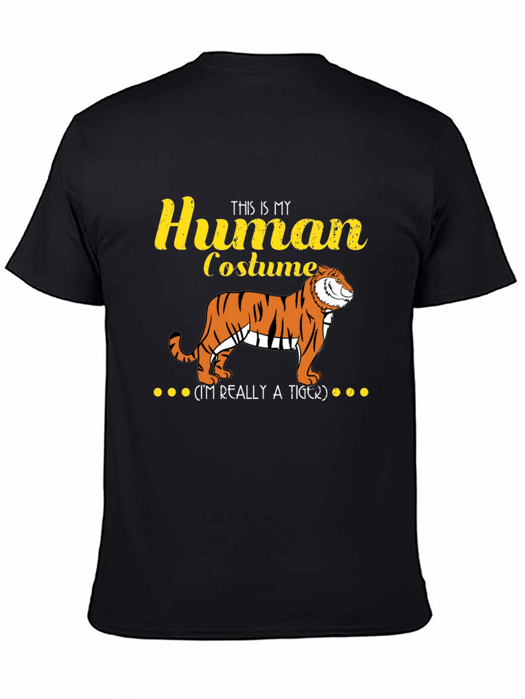 Human Costume Tiger Graphic Tee