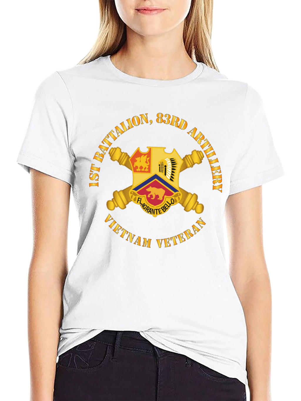 1st Battalion 83rd Artillery Vietnam Veteran T-Shirt
